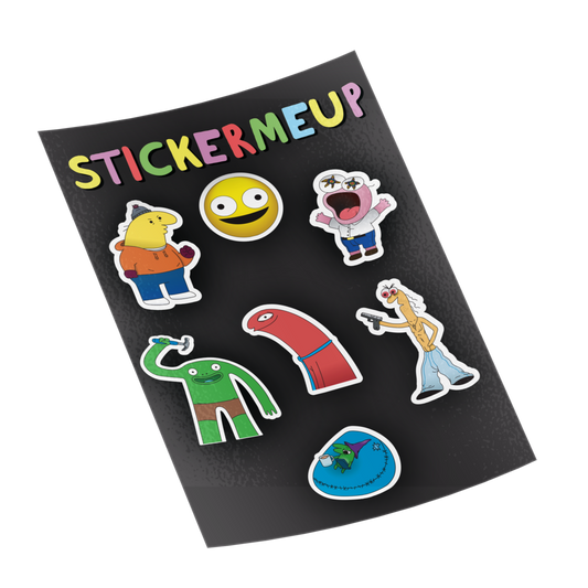 Smiling Friends Sticker Sheet