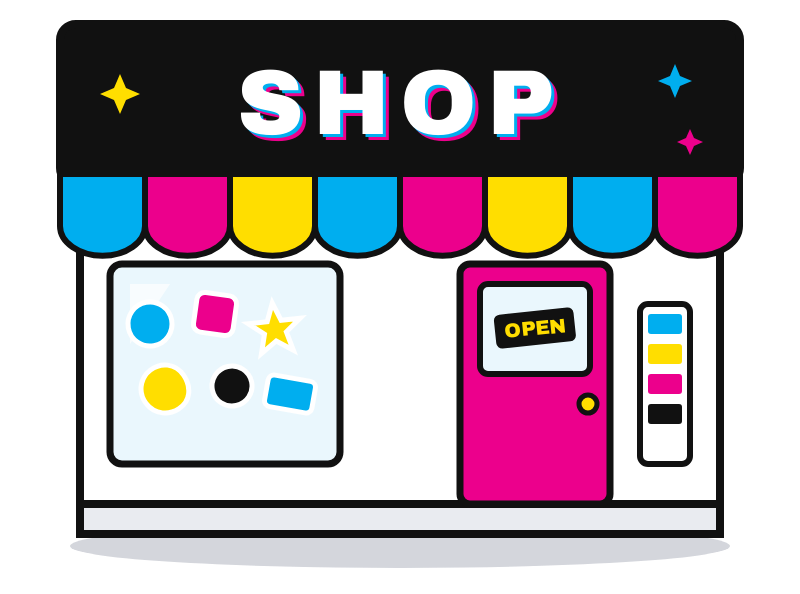 Shop stickers