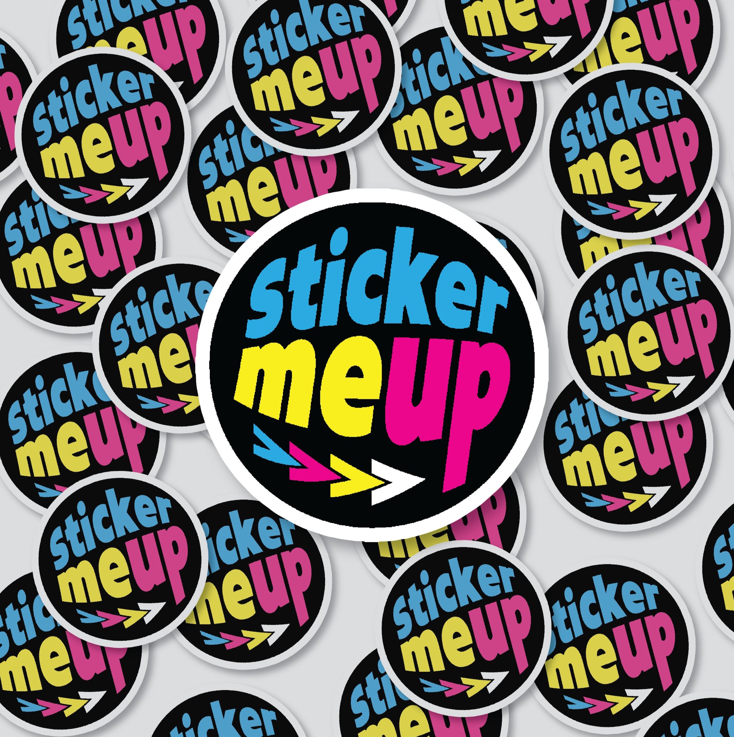 Custom Circle Stickers – Gloss or Matte Vinyl – Stickermeup