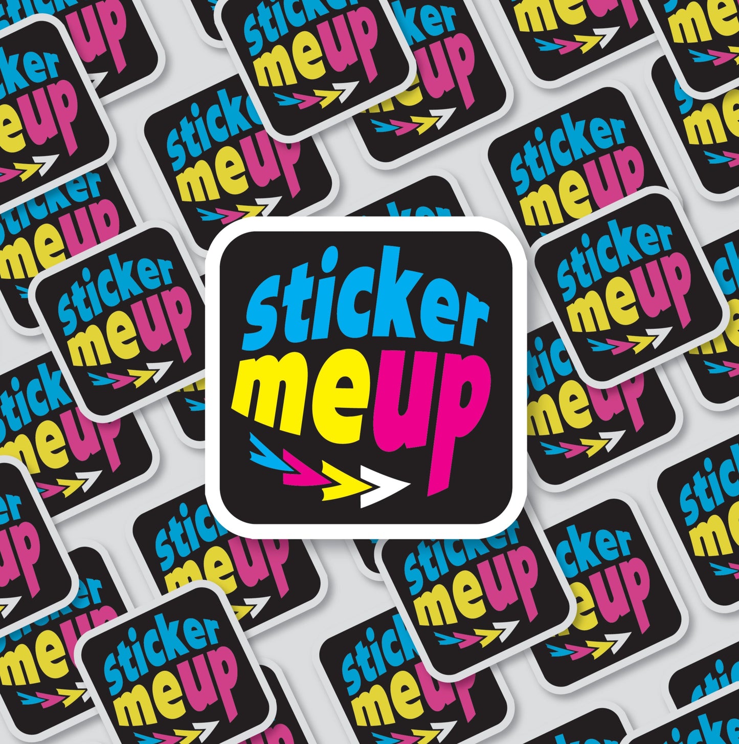 Custom Round Edge Square Stickers